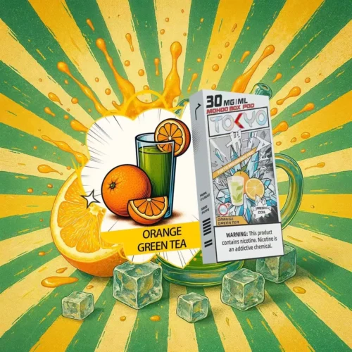 東京魔盒 柳橙綠茶口味煙彈｜ 12 ml 大容量｜台灣現貨