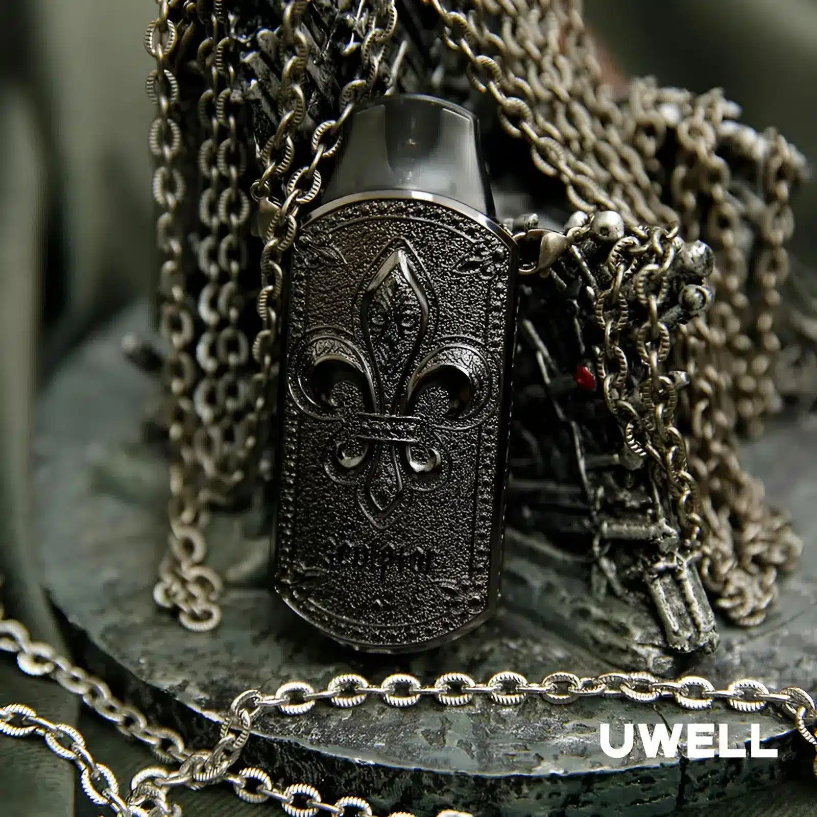 UWELL SCULPTOR 雕塑家 11W 小煙主機|精緻電鍍金屬雕刻工藝:圖片 2