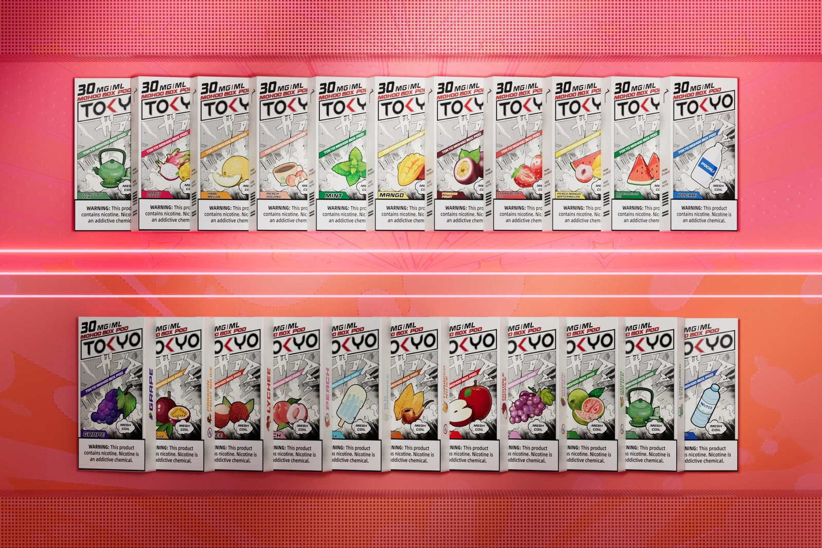 TOKYO MOHOO BOX 東京魔盒煙彈|大容量換彈式主機・買三盒加100送主機・台灣電子菸批發:圖片 4