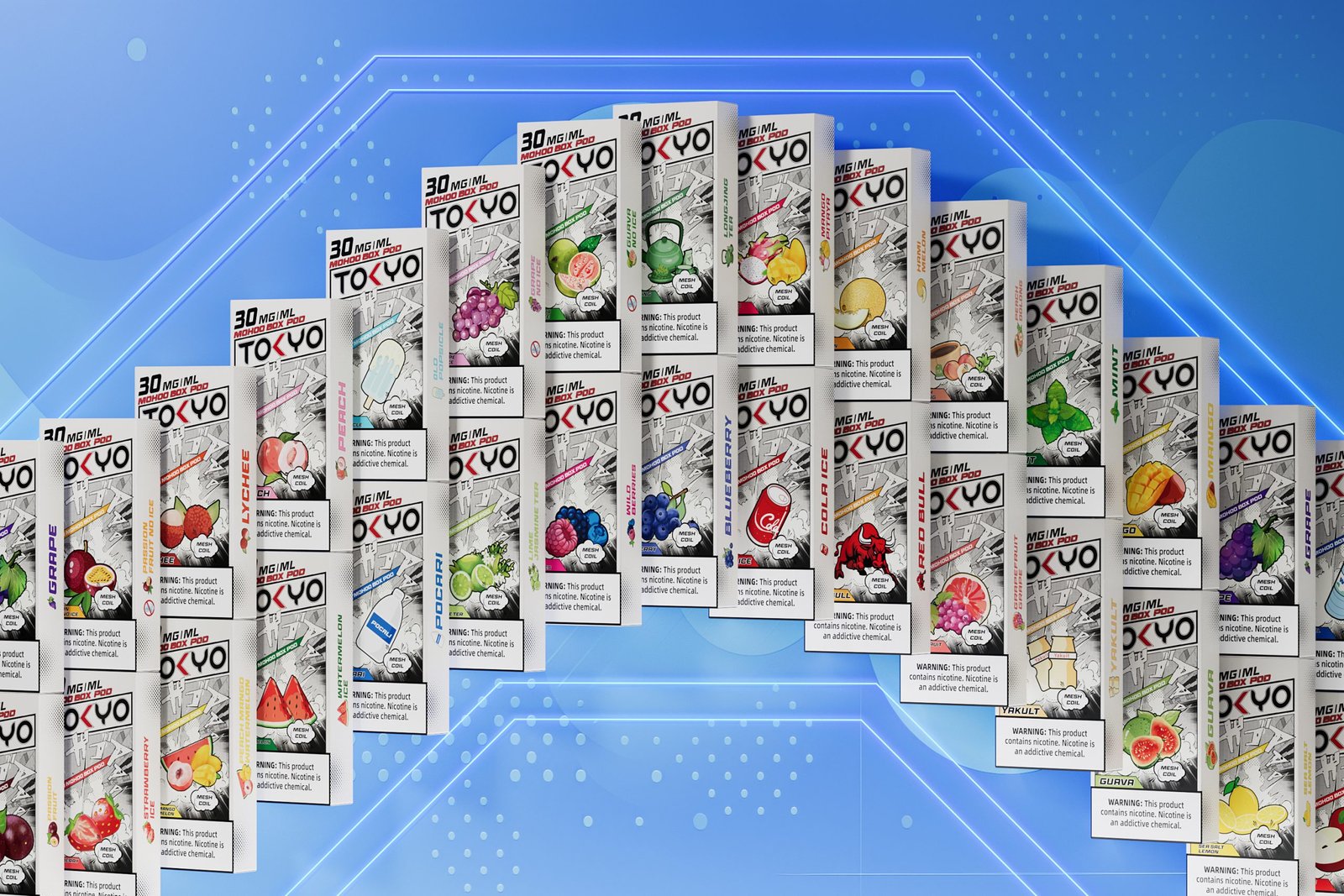 TOKYO MOHOO BOX 東京魔盒煙彈|大容量換彈式主機・買三盒加100送主機・台灣電子菸批發:圖片 3