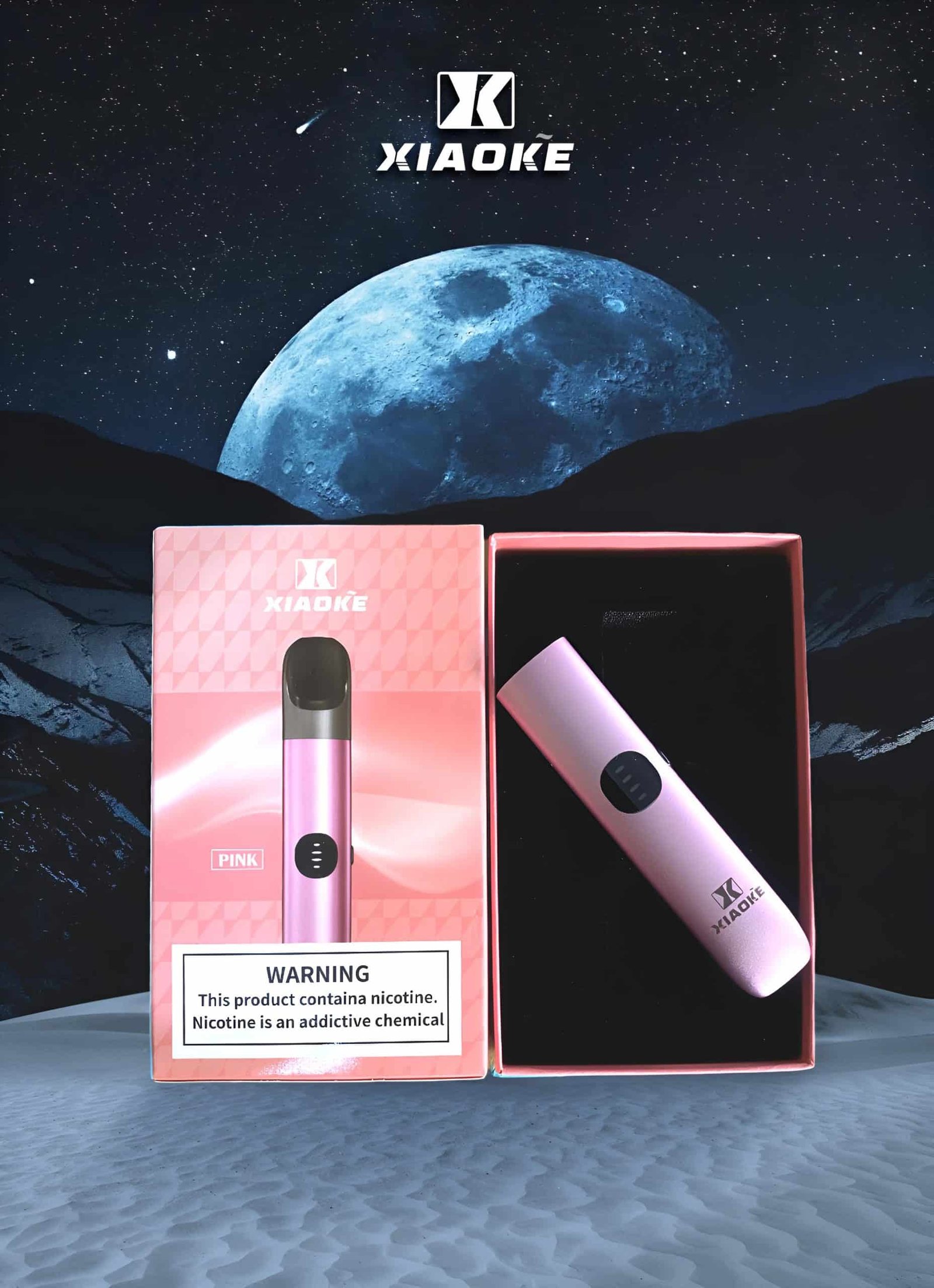 XIAOKE 梟客6代電子煙主機|三檔功率調節・快充長續航|兼容4/5/6代煙彈・炫彩燈效設計:圖片 5