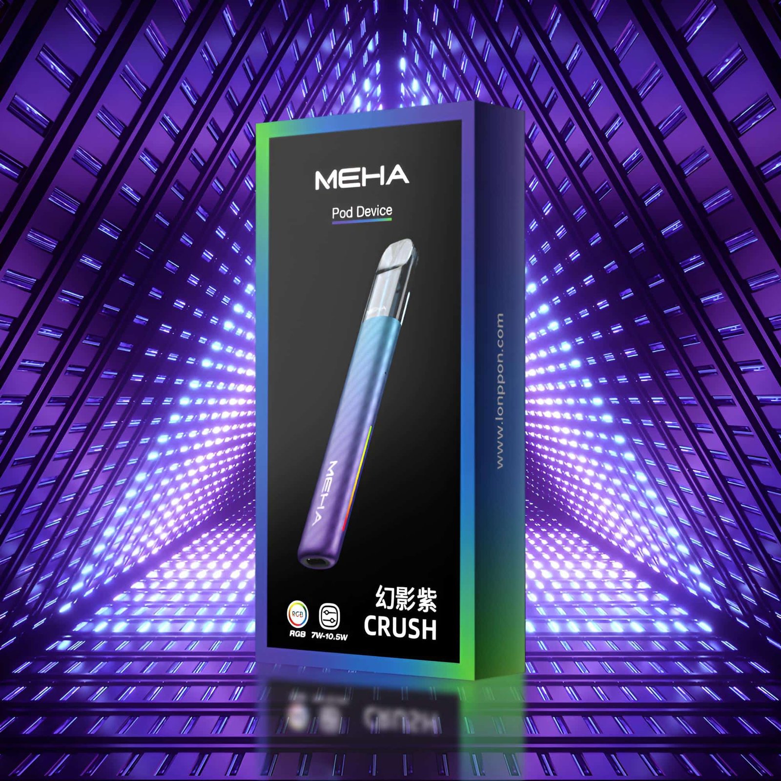 Meha Crush 五代主機|三檔功率調節・氛圍燈智能電子煙:圖片 5
